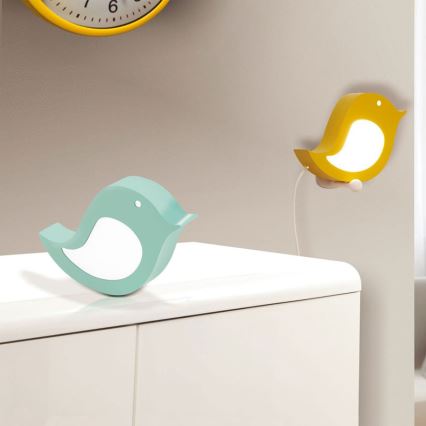 Eglo 96853 - LED kinderwandlamp SPARINO LED/4,2W/230V groen