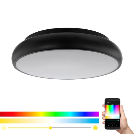 specificatie begrijpen poort Eglo 96996 - LED RGB Plafond Lamp RIODEVA-C 1xLED/27W/230V | Lampenmanie