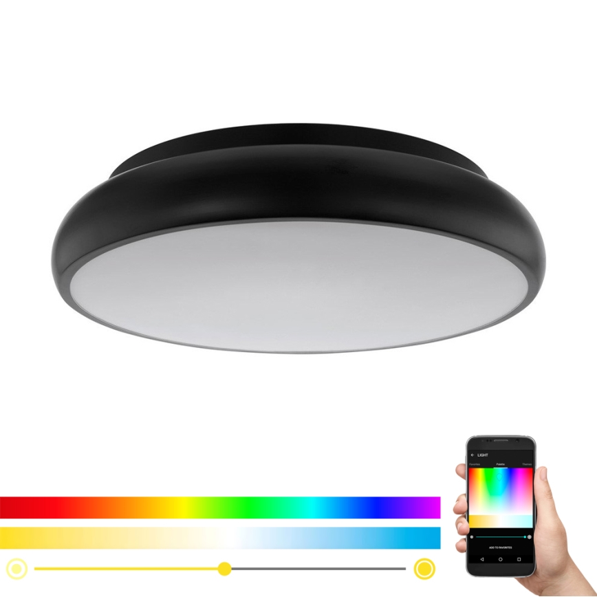 specificatie begrijpen poort Eglo 96996 - LED RGB Plafond Lamp RIODEVA-C 1xLED/27W/230V | Lampenmanie