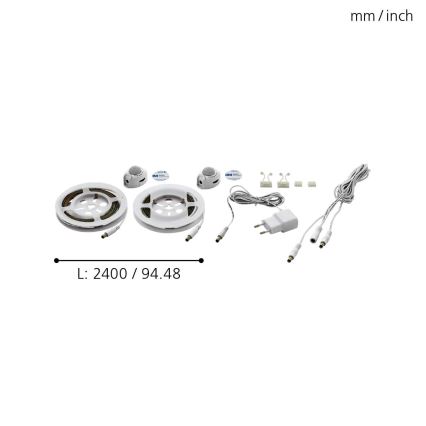 Eglo - SET van 2x LED-strip met bewegingssensor 2xLED/36x0,1W/230V 2,4m