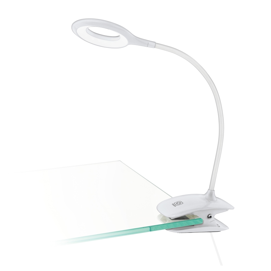 Eglo - Dimbare LED lamp met klem 1xLED/3W/230V 500 mAh wit