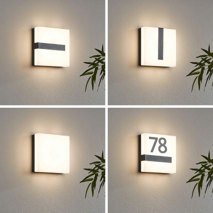 Eglo - LED Dimbare Buitenwandlamp TORAZZA-C LED/14W/230V IP44