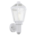 Eglo 97256 - Buiten wandlamp met sensor MONSELICE 1xE27/28W/230V IP44