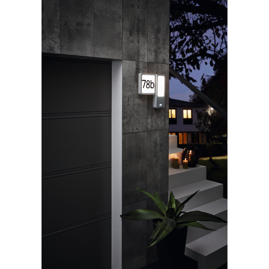 Eglo - LED buitenwandlamp 2xLED/2,7W + LED/3,6W/230V IP44