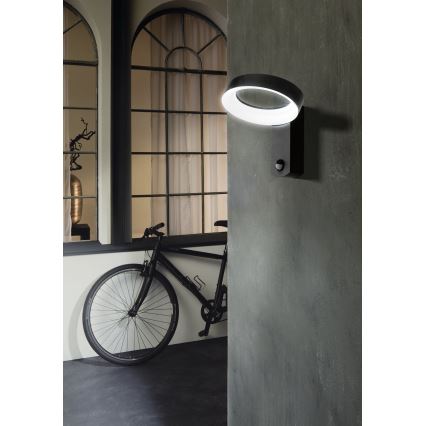 Eglo - LED Wandlamp voor buiten met sensor LED/11W/230V IP44