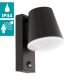Eglo - Buiten wandlamp met sensor 1xE27/10W/230V IP44