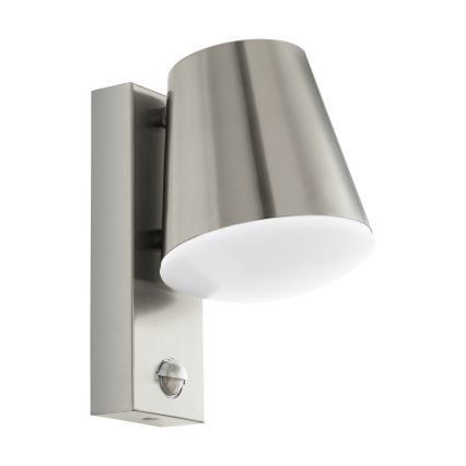 Eglo - Buiten wandlamp met sensor 1xE27/10W/230V IP44