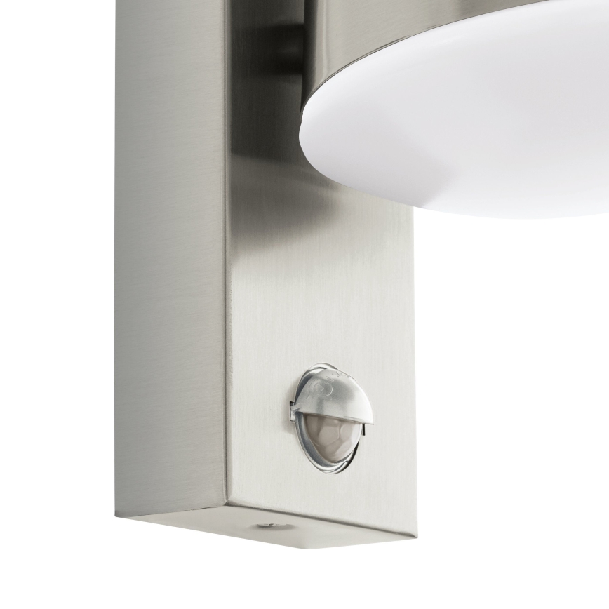 Eglo 97453 - Buitenwandlamp met sensor CALDIERO 1xE27/10W/230V IP44