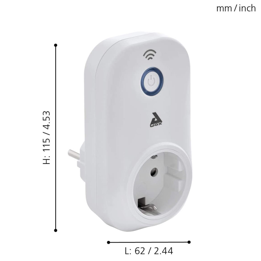 Eglo - Slim Stopcontact Verbindingsstekker 2300W