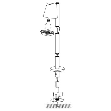 Eglo - Dimbare LED RGB Lamp voor Buiten CALDIERO-C 1xE27/9W/230V mat chroom IP44