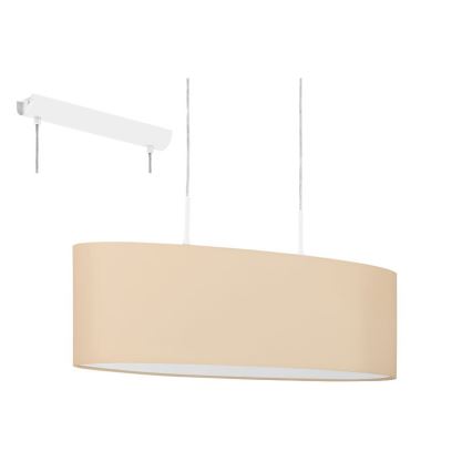 EGLO 97563 - Hanglamp aan koord PASTERI-P 2xE27/60W/230V