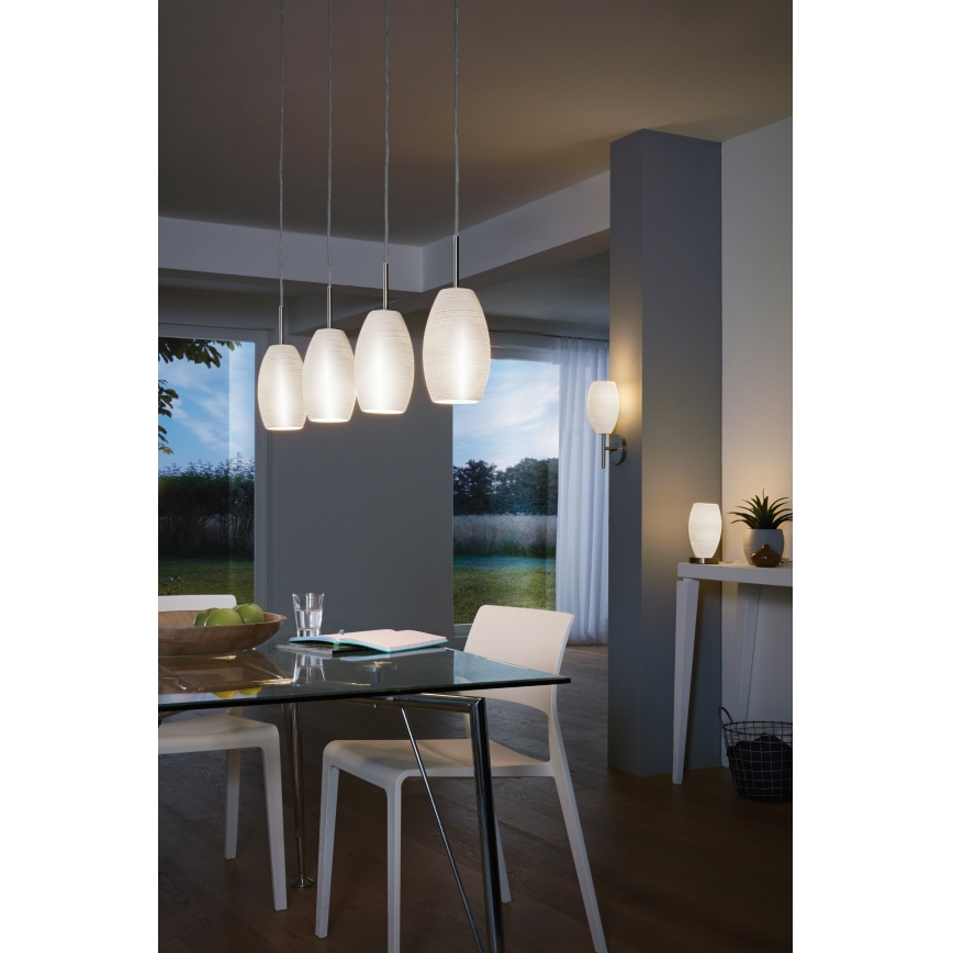 Eglo - Hanglamp aan koord 4xE27/40W/230V