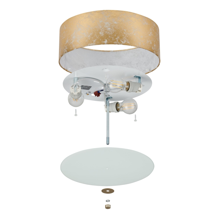 Eglo 97642 - Plafondlamp VISERBELLA 3xE27/60W/230V