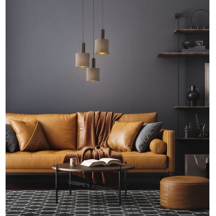 Eglo - Hanglamp aan koord 3xE27/60W/230V