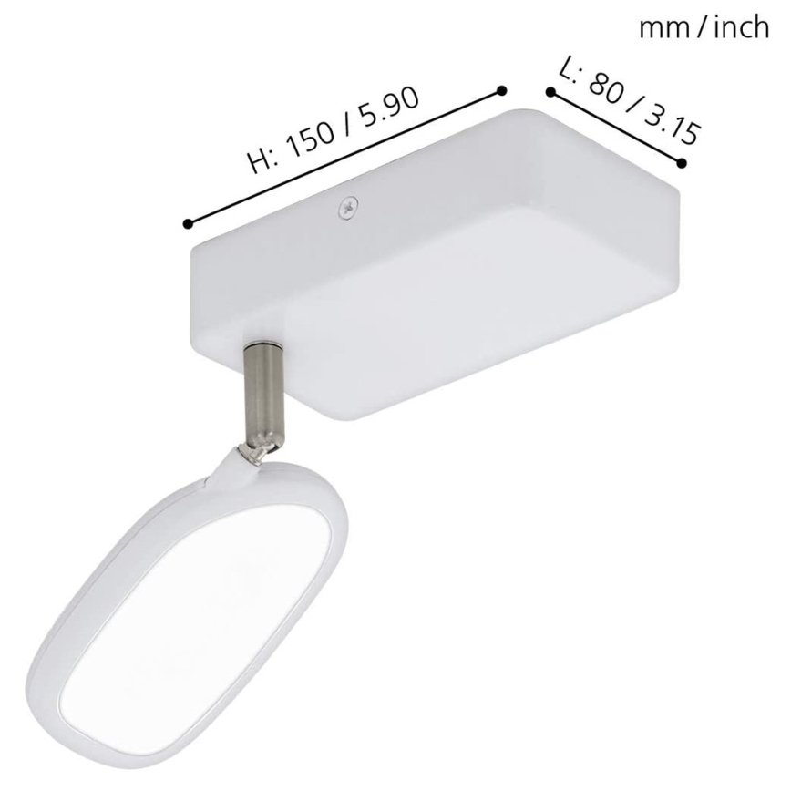 Eglo - LED RGB Inbouwspot PALOMBARE-C 1xLED/5W/230V