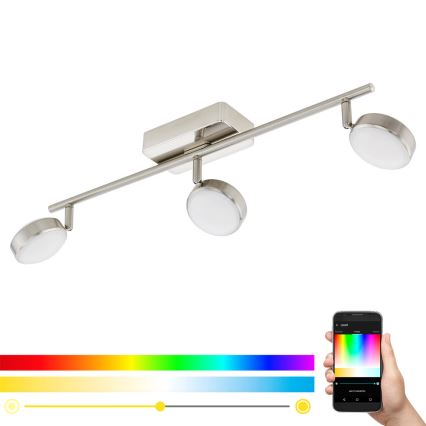 Eglo - LED RGB Inbouwspot CORROPOLI-C 3xLED/5W/230V