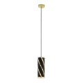 Eglo 97766 - Hanglamp met kabel PINTO NERO 1 1xE27/60W/230V
