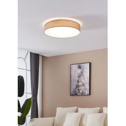 Eglo - LED dimbare plafondlamp LED/40W/230V + afstandsbediening
