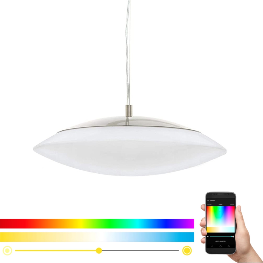 Eglo 97812 - LED RGB dimbare hanglamp aan kabel FRATTINA-C 1xLED/27W/230V