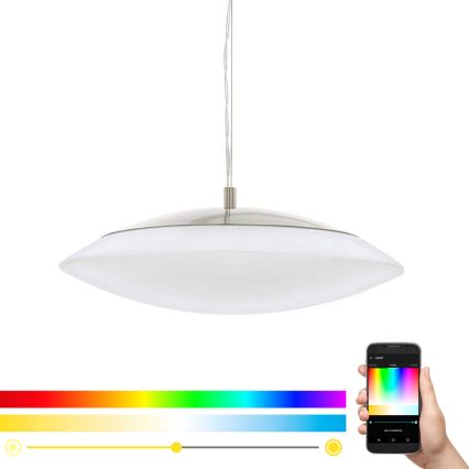 Eglo 97812 - RGB LED-dimbare hanglamp met kabel FRATTINA-C LED/27W/230V