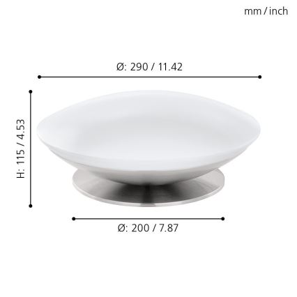Eglo 97813 - Dimbare LED RGB Tafel Lamp FRATTINA-C 1xLED/18W/230V