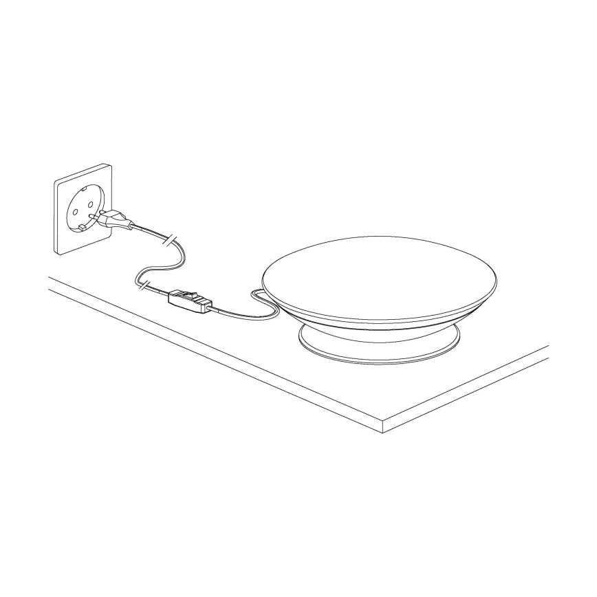 Eglo 97813 - Dimbare LED RGB Tafel Lamp FRATTINA-C 1xLED/18W/230V