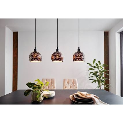 Eglo - Hanglamp aan koord 3xE14/40W/230V