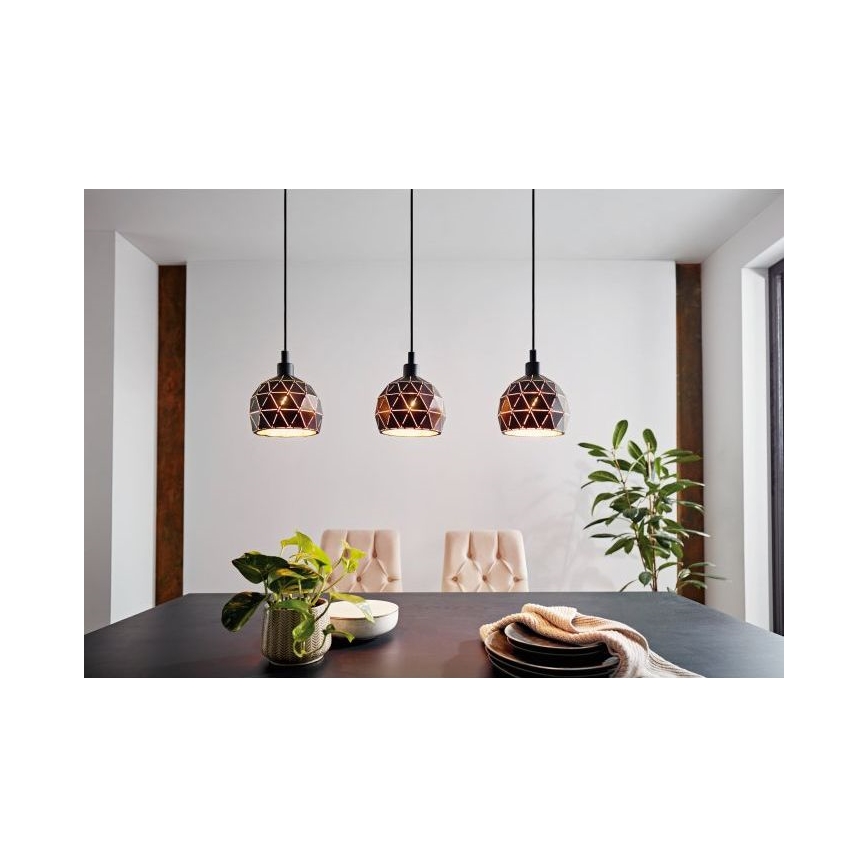 Eglo - Hanglamp aan koord 3xE14/40W/230V