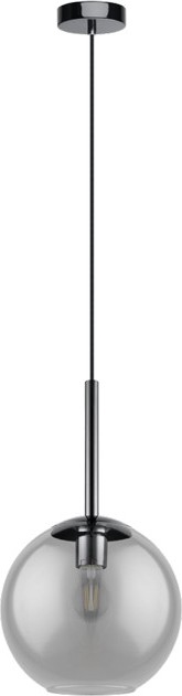 Eglo 97847 - Hanglamp aan kabel TINDARI 1xE27/28W/230V zwart/gerookt