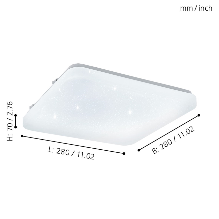 Eglo - LED Plafondlamp LED/11,5W/230V