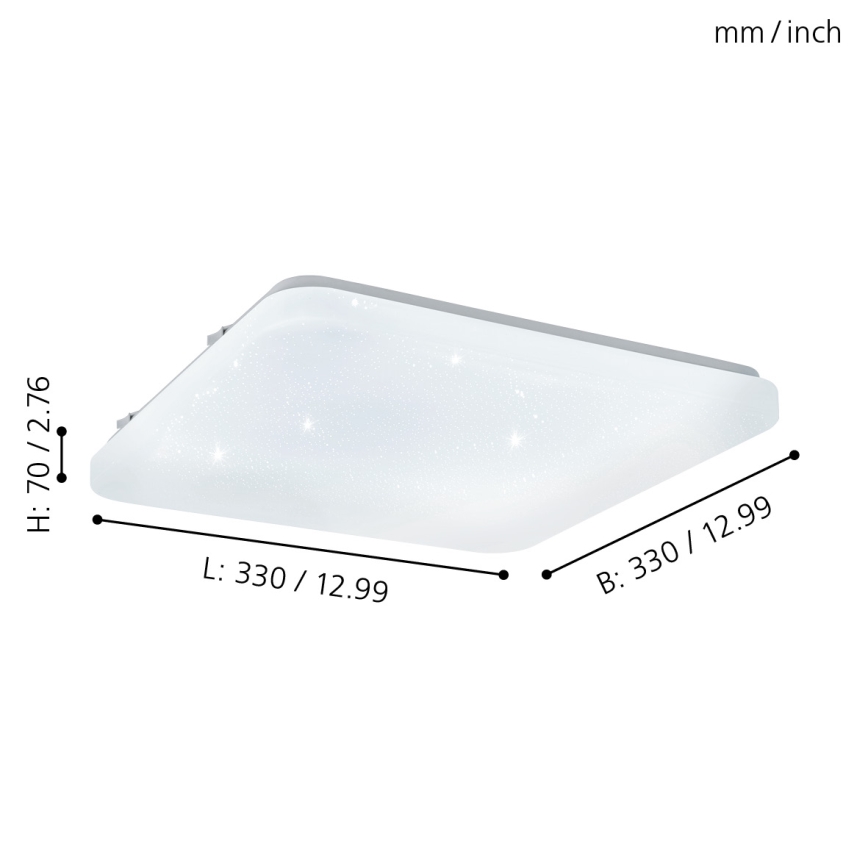 Eglo 97882 - LED Plafondlamp FRANIA-S LED/17,3W/230V