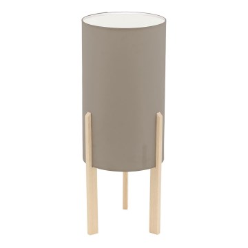Eglo 97893 - Tafellamp CAMPODINO 1xE27/60W/230V hoogte 400mm taupe