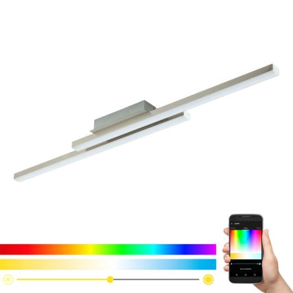 Eglo - LED RGBW dimbare opbouwplafondlamp FRAIOLI-Z LED/34W/230V 2700-6500K + afstandsbediening
