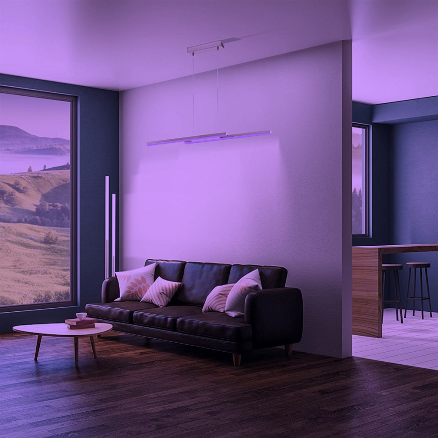 Eglo - LED RGB Dimbare hanglamp aan kabel FRAIOLI-C 2xLED/17W/230V