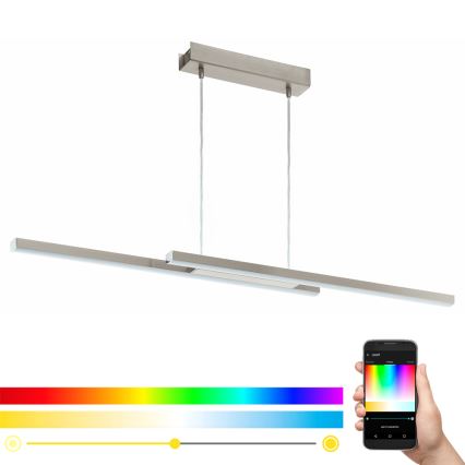 Eglo - LED RGB Dimbare hanglamp aan kabel FRAIOLI-C 2xLED/17W/230V