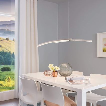 Eglo 97911 - Dimbare RGB-LED hanglamp aan kabel FRAIOLI-C 2xLED/17W/230V