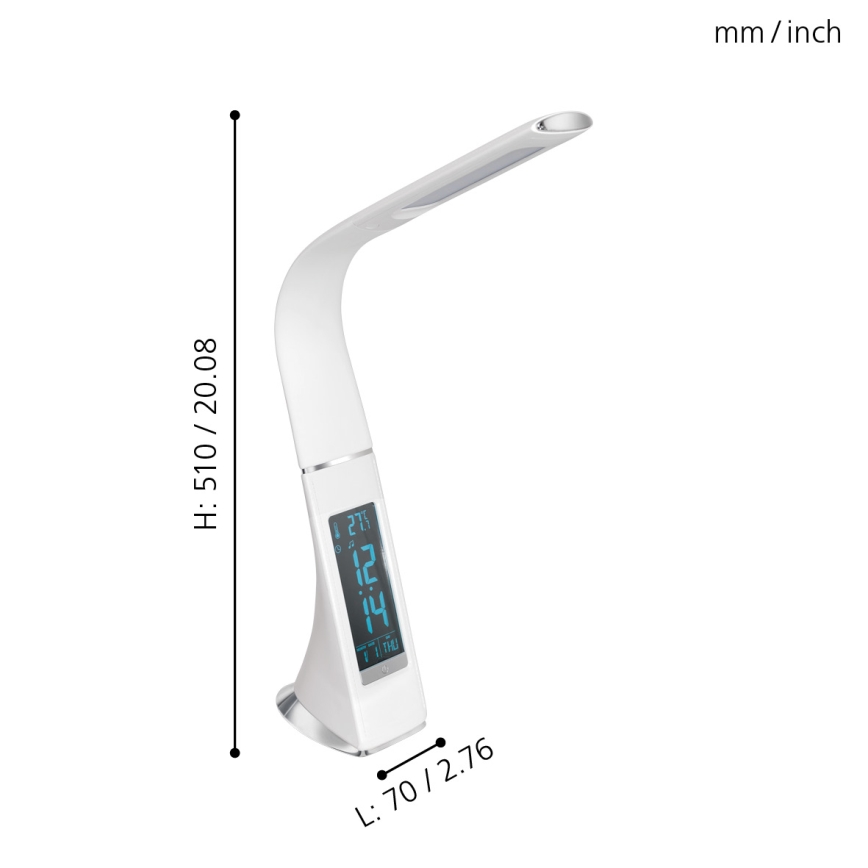 Eglo - LED Tafellamp dimbaar LED/3,2W/230V