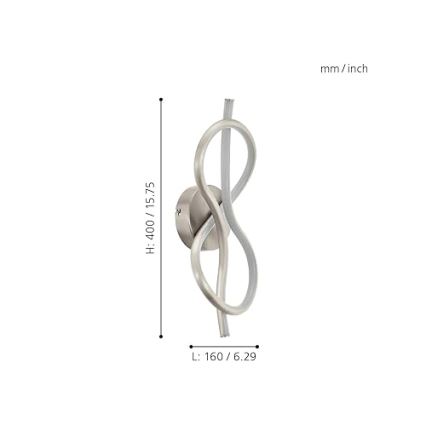 Eglo - LED Wandlamp LED/10W/230V