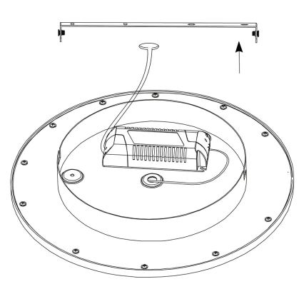 Eglo - LED RGBW Plafond Lamp SARSINA-C LED/16W/230V + afstandsbediening