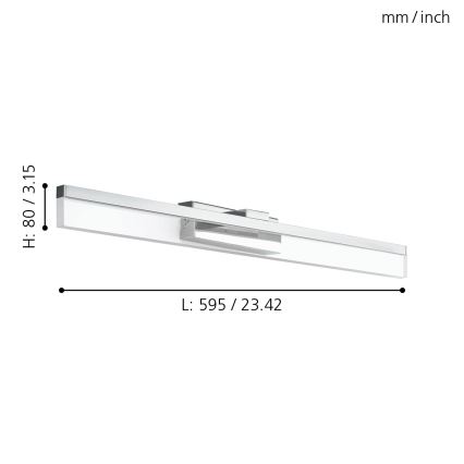 Eglo - LED Wandlamp LED/10W/230V IP44