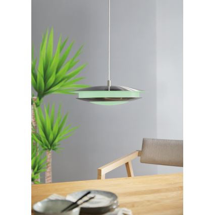 Eglo 98043 - Dimbare LED RGBW Hanglamp aan een koord MONEVA-C LED/18W/230V