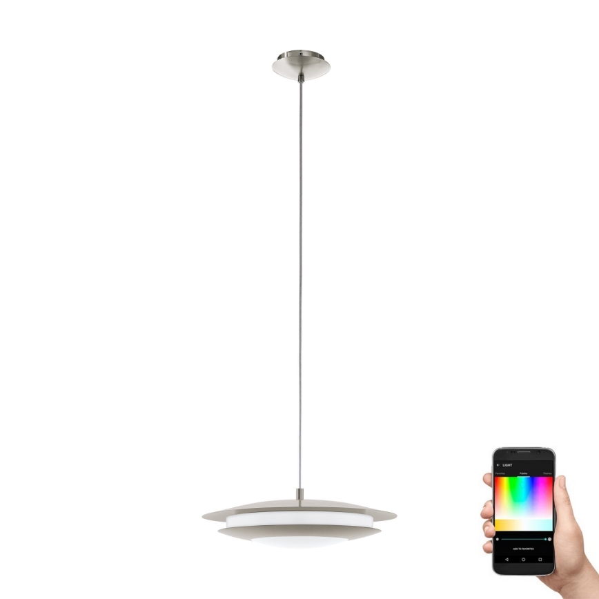 Eglo 98043 - LED RGBW dimbare hanglamp aan kabel MONEVA-C LED/18W/230V