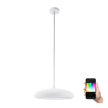 Eglo 98046 - Dimbare RGB-LED-hanglamp aan kabel RIODEVA-C LED/27W/230V