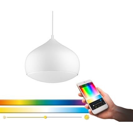 Eglo - Dimbare LED RGBW Hanglamp aan een koord COMBA-C LED/18W/230V Bluetooth