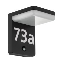 Pebish Londen bevroren Huisnummers met sensor | Lampenmanie