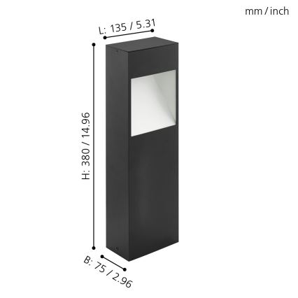 Eglo - LED Buitenlamp LED/10W/230V IP44