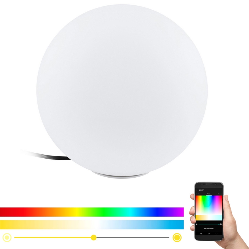 Eglo 98105 - LED RGBW Buitenlamp MONTEROLO-C 1xLED/9W/230V IP65 Ø300