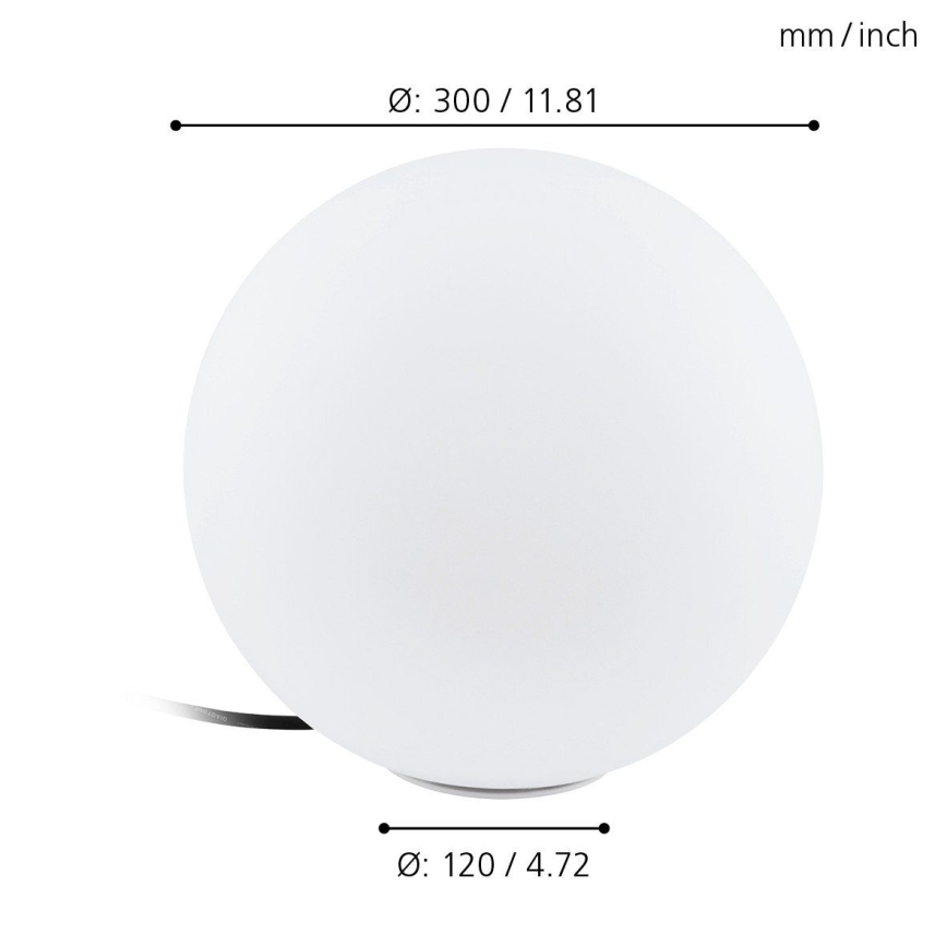 Eglo 98105 - LED RGBW Buitenlamp MONTEROLO-C LED/9W/230V IP65 Ø300 mm