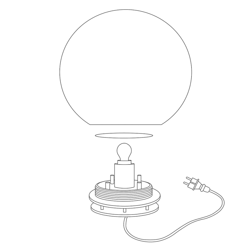 Eglo - LED RGBW Buiten vloerlamp MONTEROLO-C 1xLED/9W/230V IP65 doorsn.600