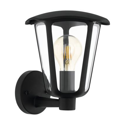 Eglo 98119 - Buiten wandlamp MONREALE 1xE27/60W/230V IP44 zwart